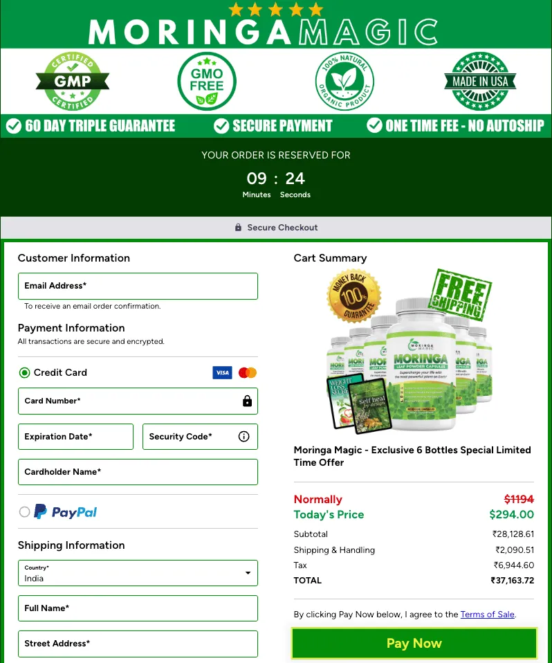 Moringa Magic -Secure-Checkout